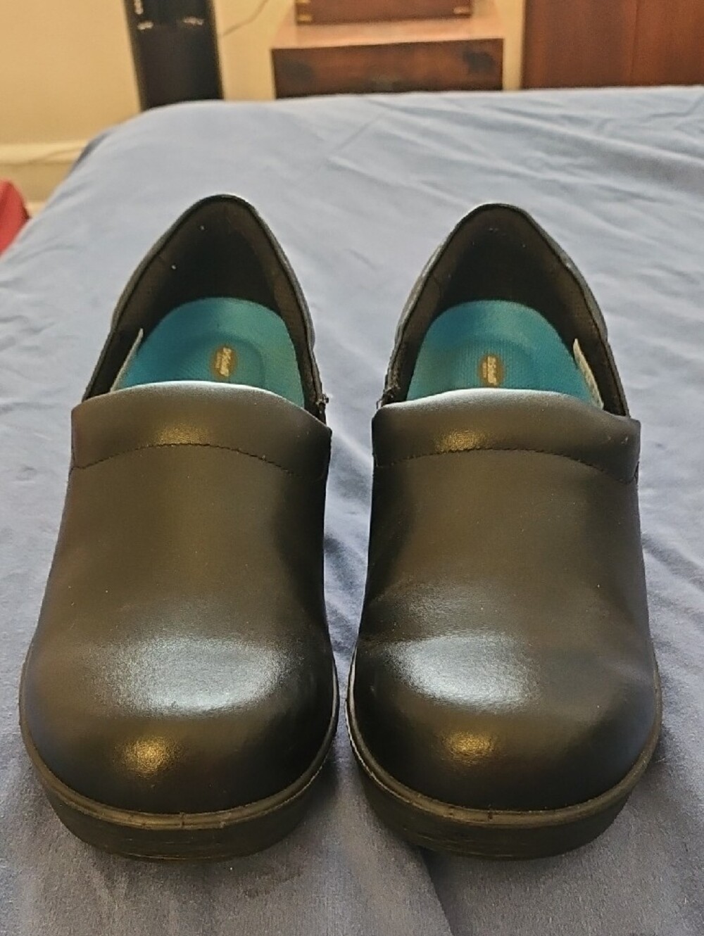 Dr. Scholl's Black Slip-On Work Clogs